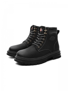 Dickies Warm And Wear-Resistant Short Outdoor Boots Men's Black224M50LXS89M黑色 加绒款