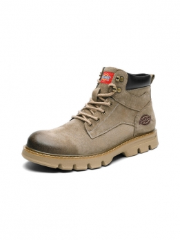 Dickies Warm Wear-Resistant Slip-Resistant Short Outdoor Boots Men's Camel204M50LXS92M驼色