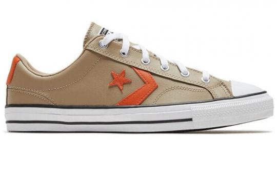 Кеды Converse Star Player 76 Canvas Shoes Unisex Low-Top Khaki/Saffron 166183C