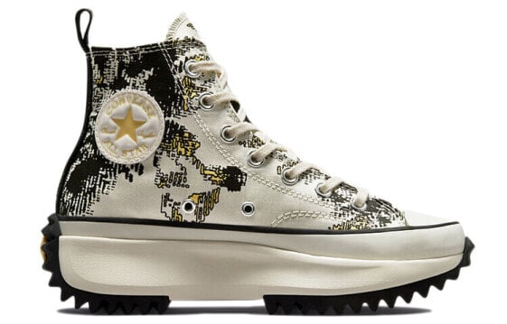 Кеды Converse Run Star Hike High 'Floral Fusion - Saturn Gold' 171399C
