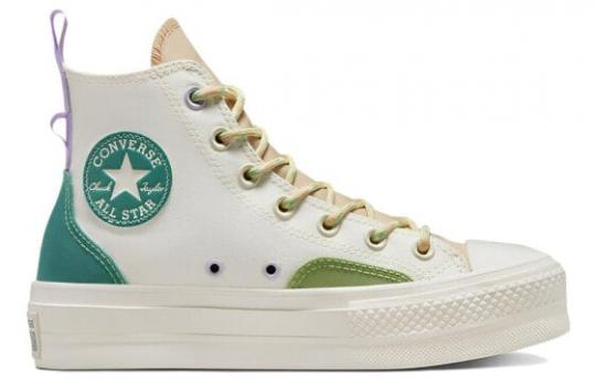 Кеды Converse Chuck Taylor All Star Women's Lift Platform High 'Colorblock Overlay - Algae Coast' A05127C