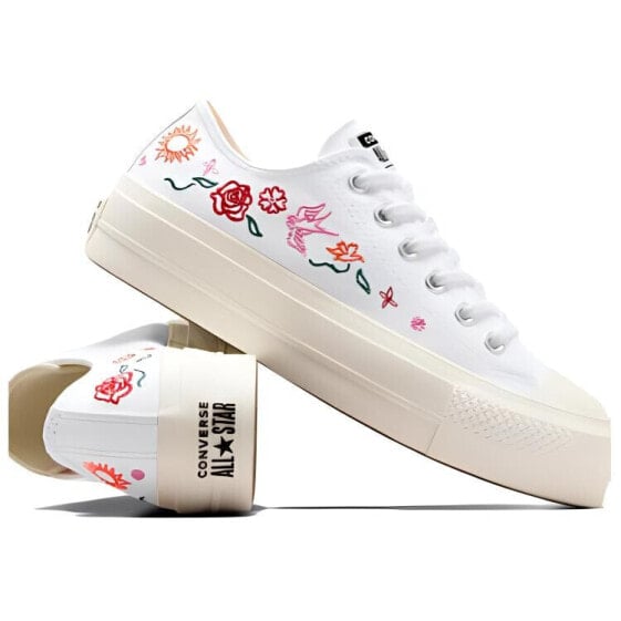 Кеды Chuck Taylor All Star Women's Converse Lift Platform Low 'Summer Embroidery' Women's A10822C