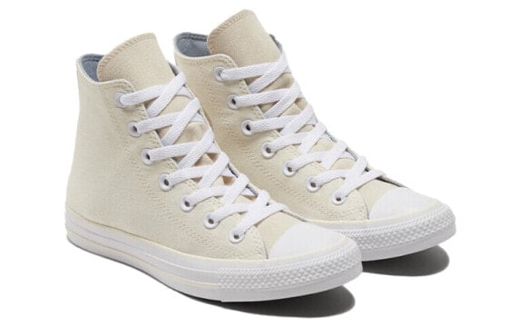 Кеды Converse Chuck Taylor All Star Canvas Shoes Women's High-Top Off White/Oil Gray/Tan 571867C