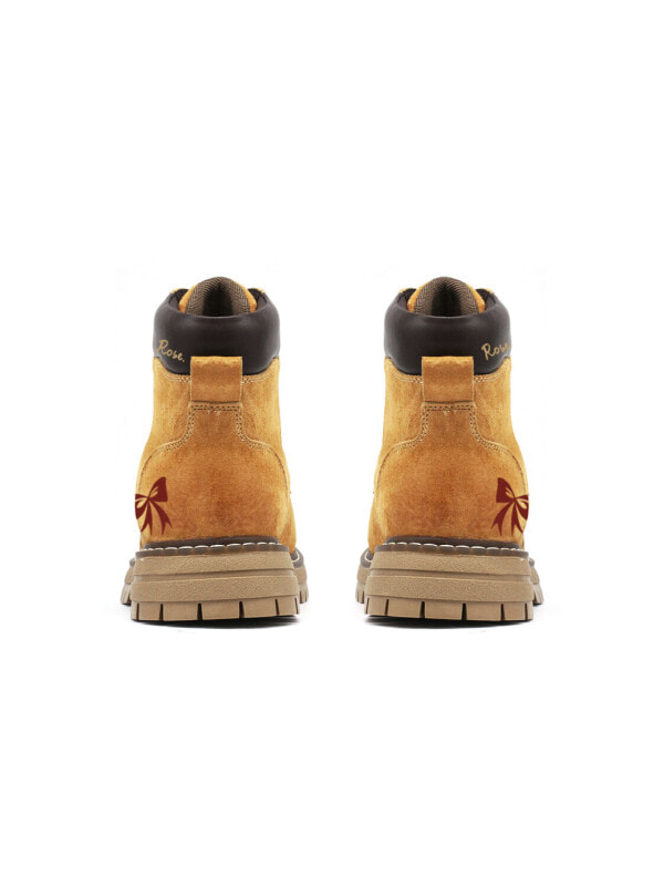 Ботинки короткие женские для повседневной носки Camel L23W076036RL23W076036R(Team肆叁柒-酒红皇冠加绒款)