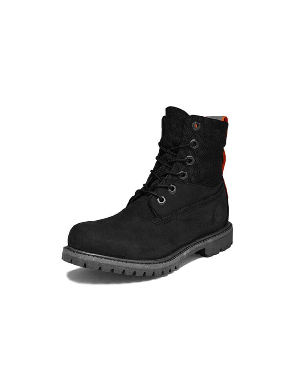 Timberland Rebotl 6 Inch Wide Fit Boot 'Black Nubuck' Women'sA2AZ8