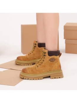 Ботинки высокие женские для повседневной носки Dickies 12cm Martin Boot224W50LXS57M土黄