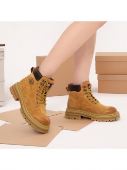 Ботинки высокие женские для повседневной носки Dickies 12cm Martin Boot224W50LXS57M土黄