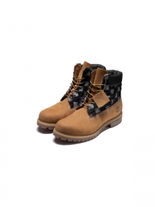 Ботинки короткие мужские для активного отдыха Timberland 10061W10061W(Team22-男款棋盘格黑棕)