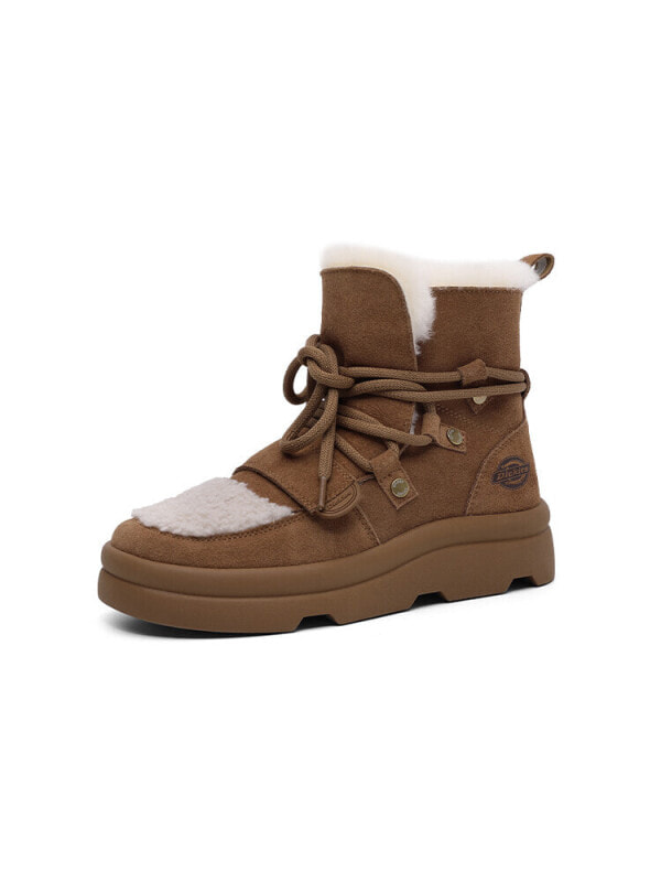 Сапоги короткие зимние женские Dickies234W50LXS09A黄棕