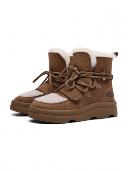 Сапоги короткие зимние женские Dickies234W50LXS09A黄棕