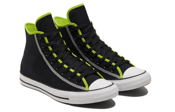 Кеды Converse Chuck Taylor All Star Canvas Shoes Unisex High-Top Black/Green 172000C