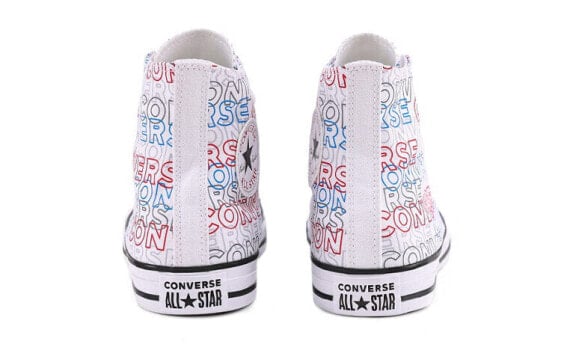Кеды Converse Chuck Taylor All Star Canvas Shoes Unisex High-Top White/Blue/Red 170107C