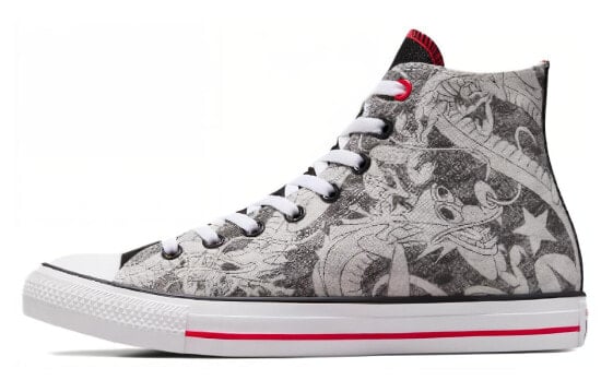 Кеды Converse Chuck Taylor All Star Yotd High Top 'Dragon Graphic Black White' A08702C