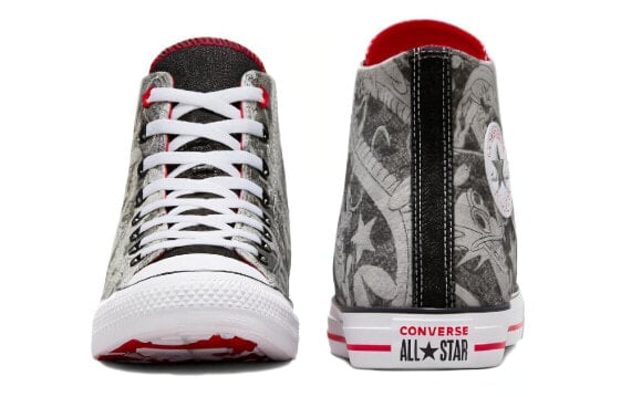 Кеды Converse Chuck Taylor All Star Yotd High Top 'Dragon Graphic Black White' A08702C