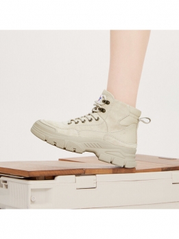 Кожаные ботинки женские для повседневной носки Dickies 37224W50LXS97B米色