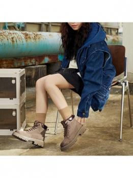 Сапоги короткие женские Dickies233W50LXS65A驼色