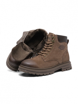 Ботинки мужские для повседневной носки Dickies Martin224M50LXS57M咖色 加绒款