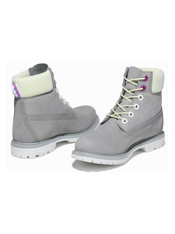 Timberland Premium 6 Inch Waterproof Boot 'Grey Nubuck' Women'sA2HWU085