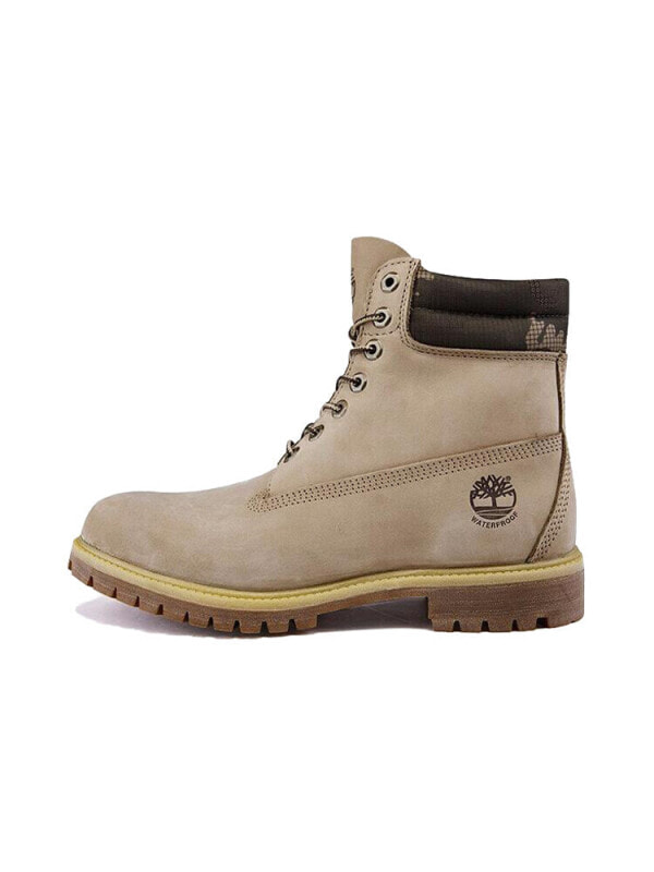 Timberland 6 Inch Premium Waterproof Wide Fit Boots 'Off White Nubuck'A1QRD
