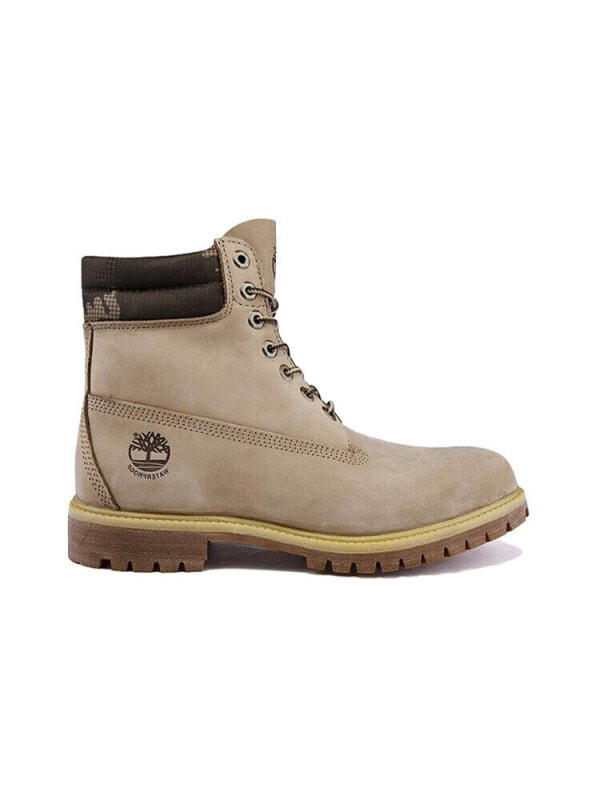Timberland 6 Inch Premium Waterproof Wide Fit Boots 'Off White Nubuck'A1QRD