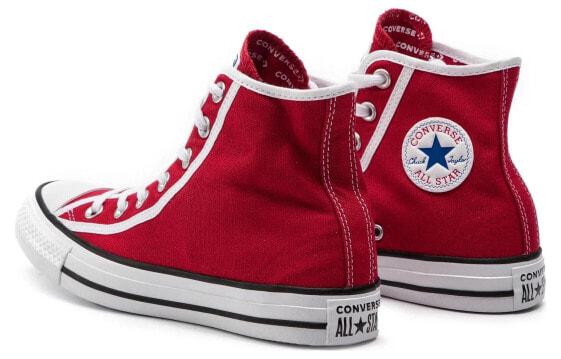 Кеды Converse Chuck Taylor All Star Canvas Shoes Unisex High-Top Red White 163980C