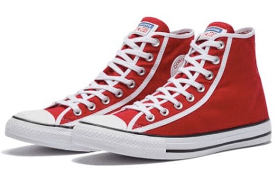 Кеды Converse Chuck Taylor All Star Canvas Shoes Unisex High-Top Red White 163980C