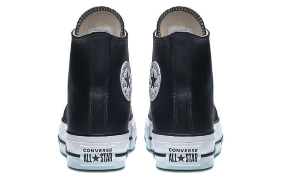 Кеды Converse Chuck Taylor All Star Lift Hi Black Leather Women's 561675C