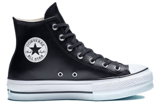 Кеды Converse Chuck Taylor All Star Lift Hi Black Leather Women's 561675C