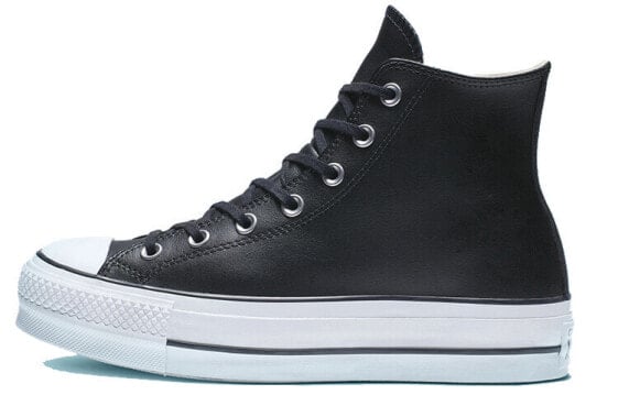 Кеды Converse Chuck Taylor All Star Lift Hi Black Leather Women's 561675C