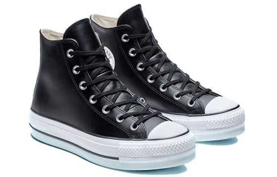 Кеды Converse Chuck Taylor All Star Lift Hi Black Leather Women's 561675C