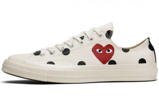 Кеды Converse Chuck Taylor All Star 70 Ox Comme Des Garcons Play Polka Dot White 157249C