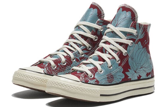 Кеды Converse Chuck Taylor All Star Canvas Shoes Women's High-Top Red Blue 569235C