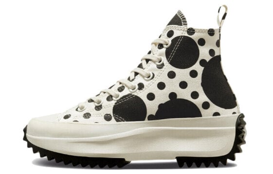 Кеды Converse Run Star Hike Canvas Shoes Unisex High-Top Black White A01181c