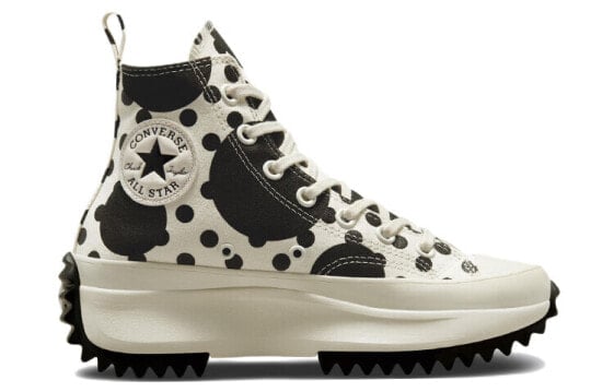 Кеды Converse Run Star Hike Canvas Shoes Unisex High-Top Black White A01181c