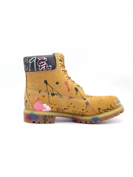 Timberland PREMIUM Short Martin Boot Low Heel10061W（Team418-美式街头涂鸦）