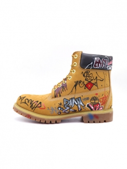 Timberland PREMIUM Short Martin Boot Low Heel10061W（Team418-美式街头涂鸦）