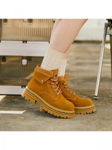 Ботинки короткие женские Dickies Earth Yellow233W50LXS82A土黄