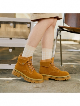 Ботинки короткие женские Dickies Earth Yellow233W50LXS82A土黄