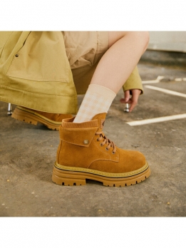 Ботинки короткие женские Dickies Earth Yellow233W50LXS82A土黄