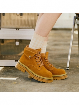 Ботинки короткие женские Dickies Earth Yellow233W50LXS82A土黄