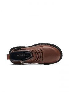 Кожаные ботинки короткие женские Dickies243W50LXS94B深棕