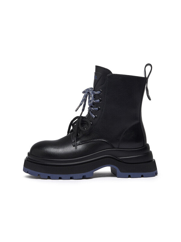 Ботинки мартинсы короткие женские CamelL24W202737