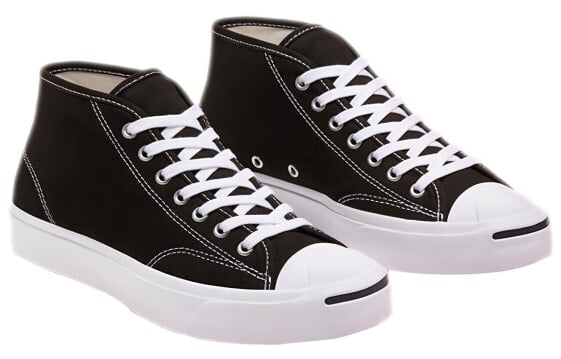 Кеды Converse Jack Purcell Canvas Shoes Unisex Mid-Top Black/White 167804C