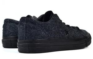 Кеды Stussy X Converse One Star Series Canvas Shoes Unisex Low-Top Black 155340C