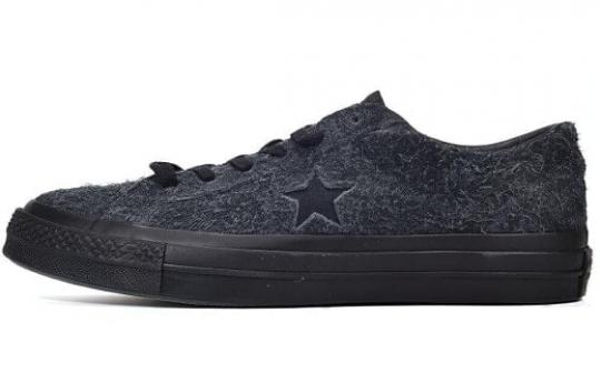 Кеды Stussy X Converse One Star Series Canvas Shoes Unisex Low-Top Black 155340C