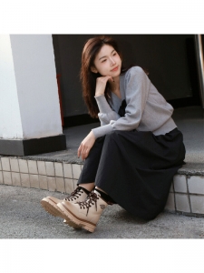 Ботинки женские для повседневной носки Dickies Beige233W50LXS67C米色