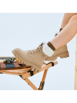 Сапоги женские короткие для осенне-зимнего сезона Dickies233W50LXS77C杏色