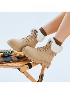 Сапоги женские короткие для осенне-зимнего сезона Dickies233W50LXS77C杏色