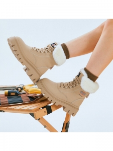 Сапоги женские короткие для осенне-зимнего сезона Dickies233W50LXS77C杏色