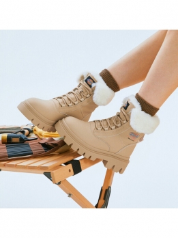 Сапоги женские короткие для осенне-зимнего сезона Dickies233W50LXS77C杏色